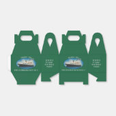 Titanic Birthday Green RMS White Star Line Schiff Geschenkschachtel (Ungefaltet)