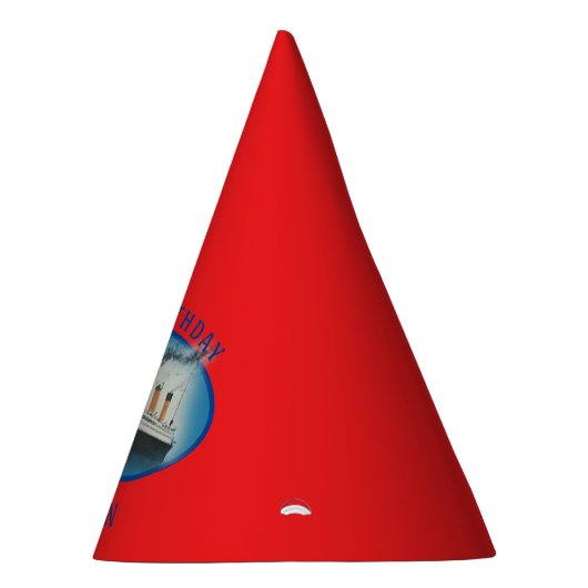 Titanic Birthday Red RMS White Star Line Schiff Partyhütchen (Rechts)