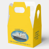 Titanic Birthday Yellow RMS White Star Line Schiff Geschenkschachtel (Geöffnet)