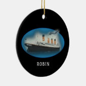 Titanic Black Christmas Keramik Ornament (Rechts)