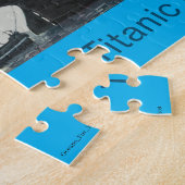 Titanic Blue Vintag White Star Line Ship Puzzle (Seite)