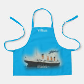 Titanic Blue White Star Line Ship Schürze (Vorderseite)