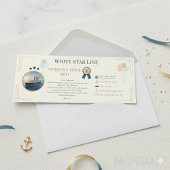 Titanic Boarding Pass Party Invitation Einladung