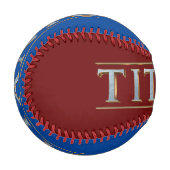 Titanic Burgundy und Blue Baseball (Vorderseite Links)