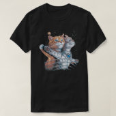Titanic Cats - lustige Geschenke Essential T - Shi T-Shirt (Design vorne)
