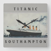 TITANIC Clock Quadratische Wanduhr (Vorderseite)