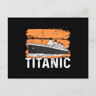 Titanic - cooles Segelbootfahren Postkarte
