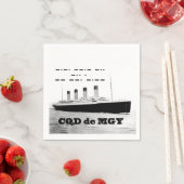 Titanic CQD de MGY Wireless Distanzsignal Serviette (Beispiel)