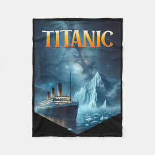 Titanic Cruise Ship Iceberg 1912 Rms Voyage Men Wo Fleecedecke