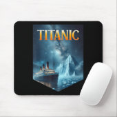 Titanic Cruise Ship Iceberg 1912 Rms Voyage Men Wo Mousepad (Mit Mouse)