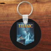 Titanic Cruise Ship Iceberg 1912 Rms Voyage Men Wo Schlüsselanhänger (Vorderseite)