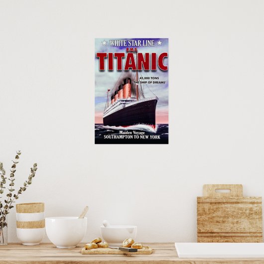 TITANIC ... das Schiff der Träume Poster (Küche)