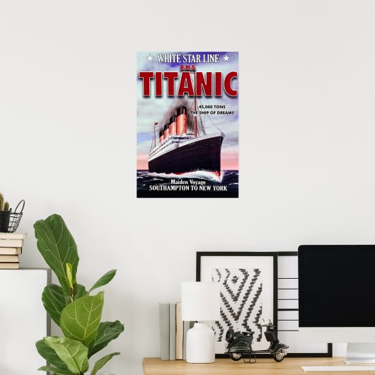 TITANIC ... das Schiff der Träume Poster (Heimbüro)