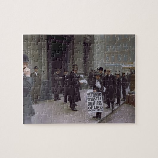 Titanic Desaster Grosser Verlust des Lebens 1912 Puzzle (Horizontal)
