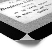 Titanic Desaster Vignettes 1912 Poster (Ecke)