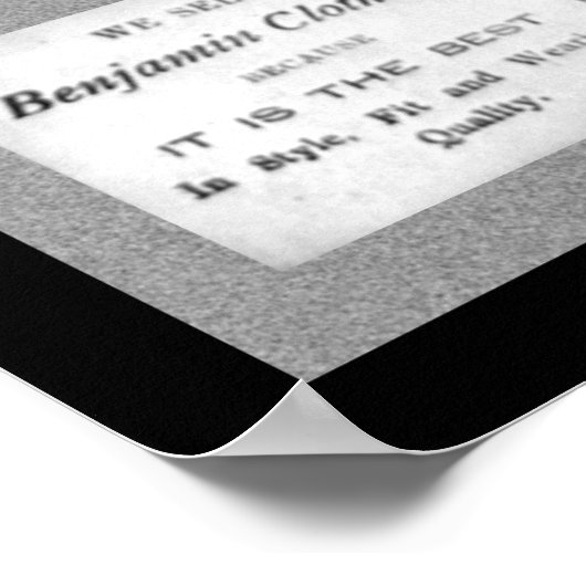 Titanic Desaster Vignettes 1912 Poster (Ecke)