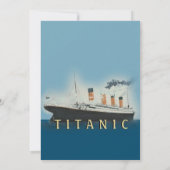 Titanic Dinner Party Einladung (Rückseite)