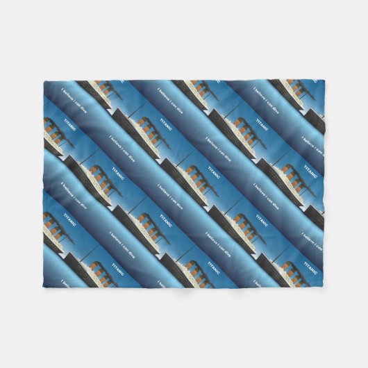 titanic dive fleecedecke (Vorderseite (Horizontal))