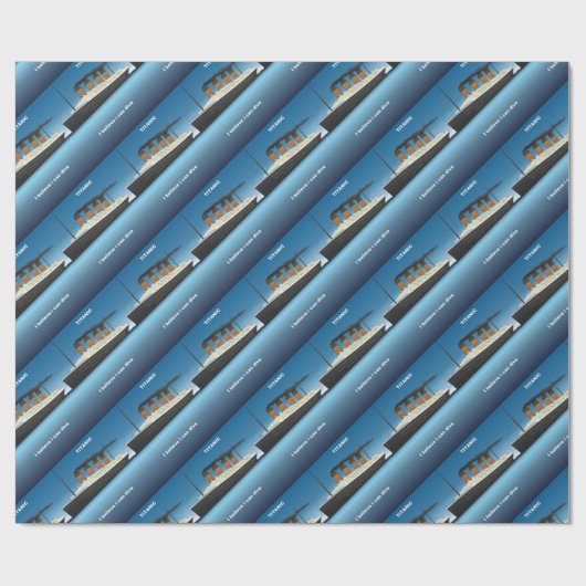 titanic dive geschenkpapier (Flach)