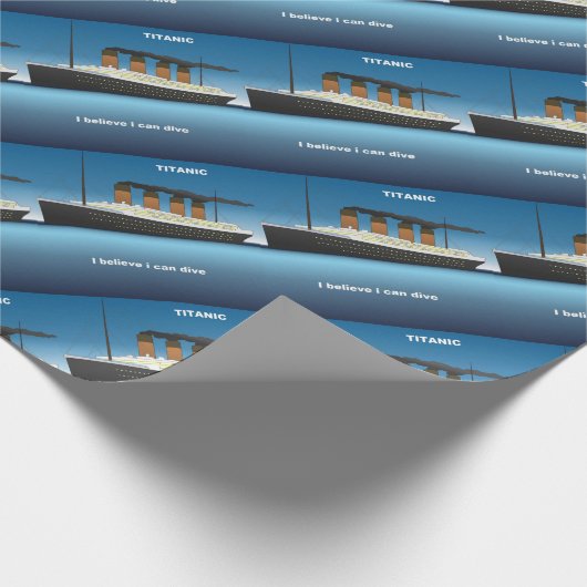 titanic dive geschenkpapier (Ecke)
