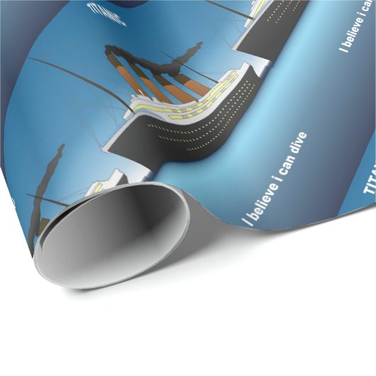 titanic dive geschenkpapier (Rolleneckpunkt)