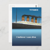 Titanic Dive Postkarte (Vorne/Hinten)