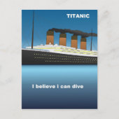 Titanic Dive Postkarte (Vorderseite)