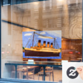 Titanic Fensteraufkleber  (Café-Fenster)