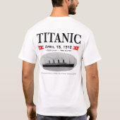 Titanic Geisterschiff Basic T-Shirt (Rückseite)