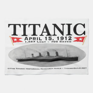 Titanic-Geisterschiff Küchentuch