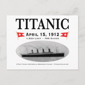 Titanic-Geisterschiff Postkarte