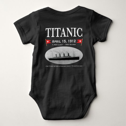 Titanic Ghost Ship Baby Bodysuit Baby Strampler (Rückseite)