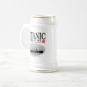 Titanic Ghost Ship Bierstein (weiß) Bierglas (Vorderseite Links)