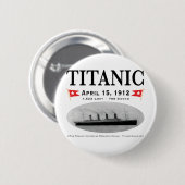 Titanic Ghost Ship Button (rund)(quadratischer ava (Vorne & Hinten)