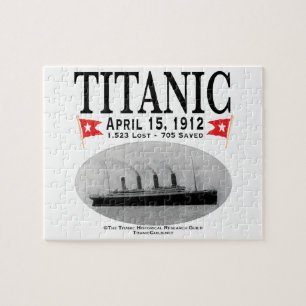 Titanic Ghost Ship Jigsaw Puzzle (weiß)