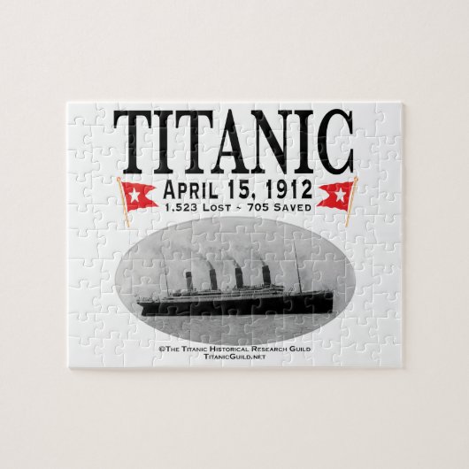 Titanic Ghost Ship Jigsaw Puzzle (weiß) (Horizontal)