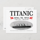 Titanic Ghost Ship Postkarte (Vorne/Hinten)