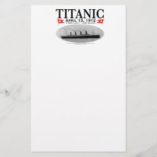 Titanic Ghost Ship Stationierung Briefpapier