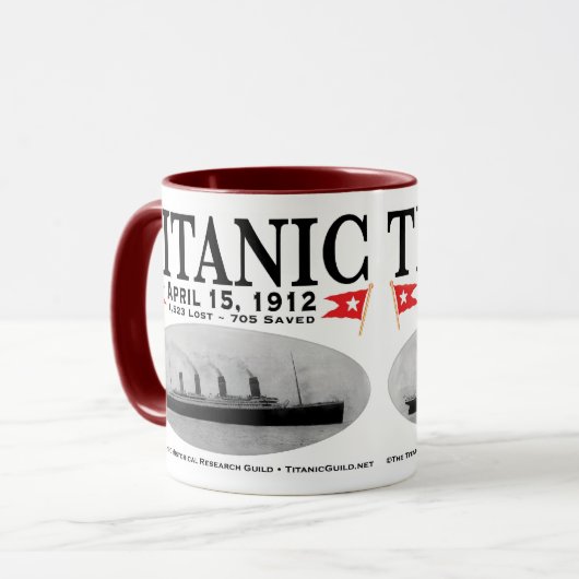 Titanic Ghost Ship Tasse (Vorderseite Links)