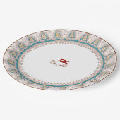 Titanic Gothic Arch Paper Plate Pappteller (Schrägansicht)