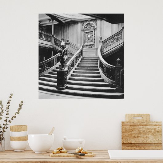 Titanic Große Treppe Poster (Küche)