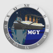 Titanic Große Wanduhr (Vorderseite)