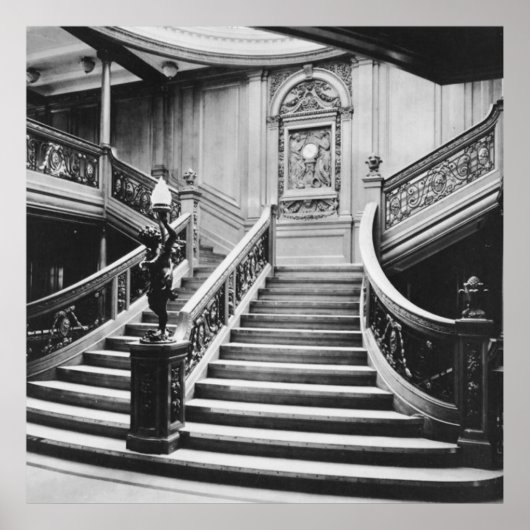 Titanic-Großtreppe Poster (Vorne)