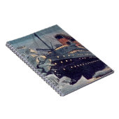 Titanic Hits Iceberg Notizblock (Rechte Seite)