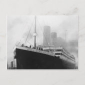 Titanic im Dock in Southampton Postkarte (Vorderseite)