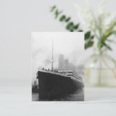 Titanic im Dock in Southampton Postkarte (Stehend Vorderseite)