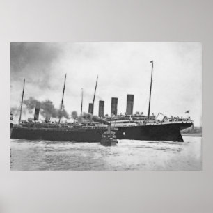 Titanic ist in der Nähe von Miss Poster