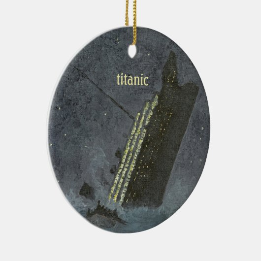 TITANIC Keepake Keramik Ornament (Rechts)