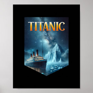 Titanic Kreuzfahrtschiff Eisberg 1912 Rms Reise Mä Poster