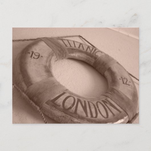 Titanic London Postcard Postkarte (Vorderseite)